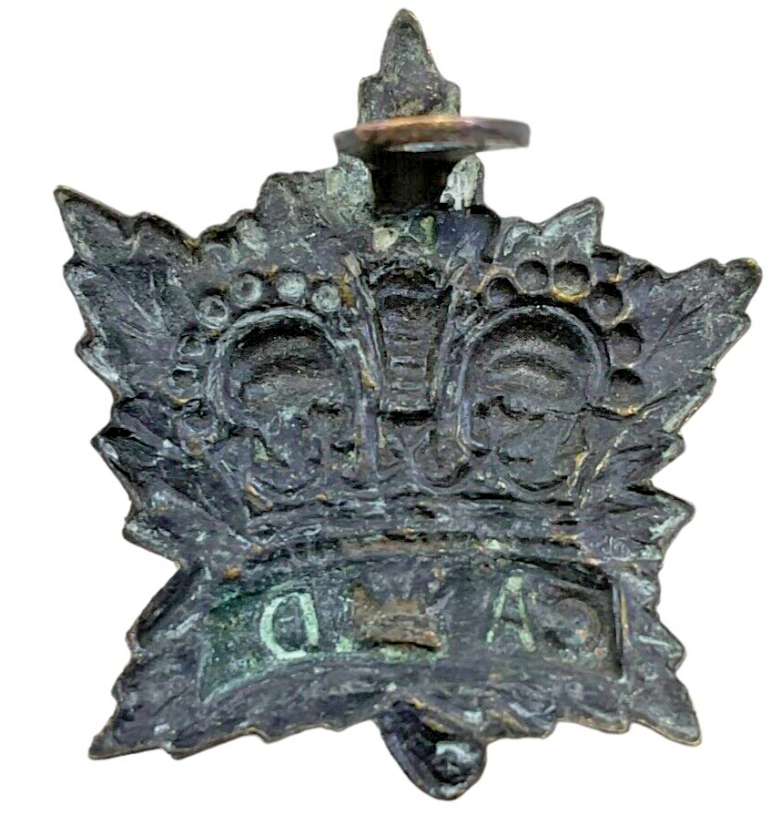 Canadian Boer War General List Collar Insignia Single Canadian Boer War General List Collar Insignia Single