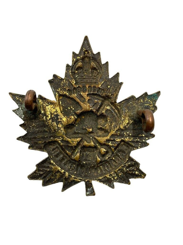 WW1 Canadian CEF 1st Pioneers Cap Badge WW1 Canadian CEF 1st Pioneers Cap Badge