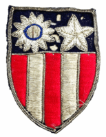 WW2 US USAAF CBI China Burma India Bullion SSI Sleeve Patch Insignia
