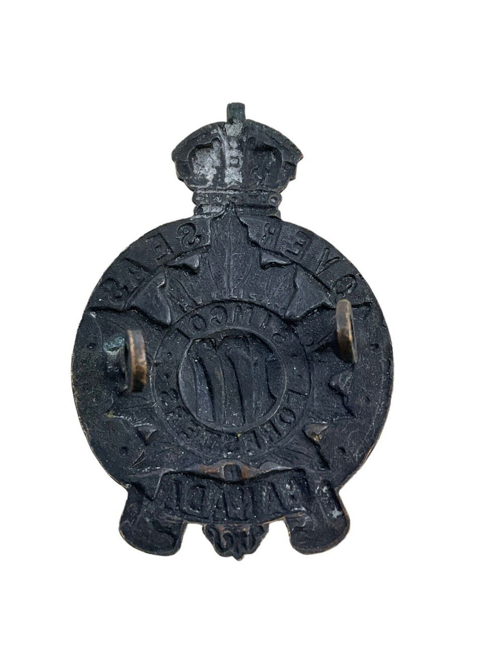 WW1 Canadian CEF 177th Battalion Simcoe Foresters Cap Badge WW1 Canadian CEF 177th Battalion Simcoe Foresters Cap Badge