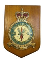 British RAF 194 Squadron Plaque 10 X 7 Inches