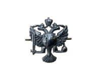 British Kings Royal Dragoon Guards Officers Silver Collar Badge 2