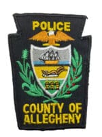 US County of Allegheny Pennsylvania Police Patch 2 US County of Allegheny Pennsylvania Police Patch 2
