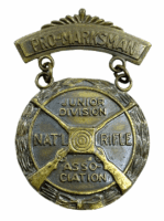 US NRA National Rifle Association Pro-Marksman Junior Division Award Badge
