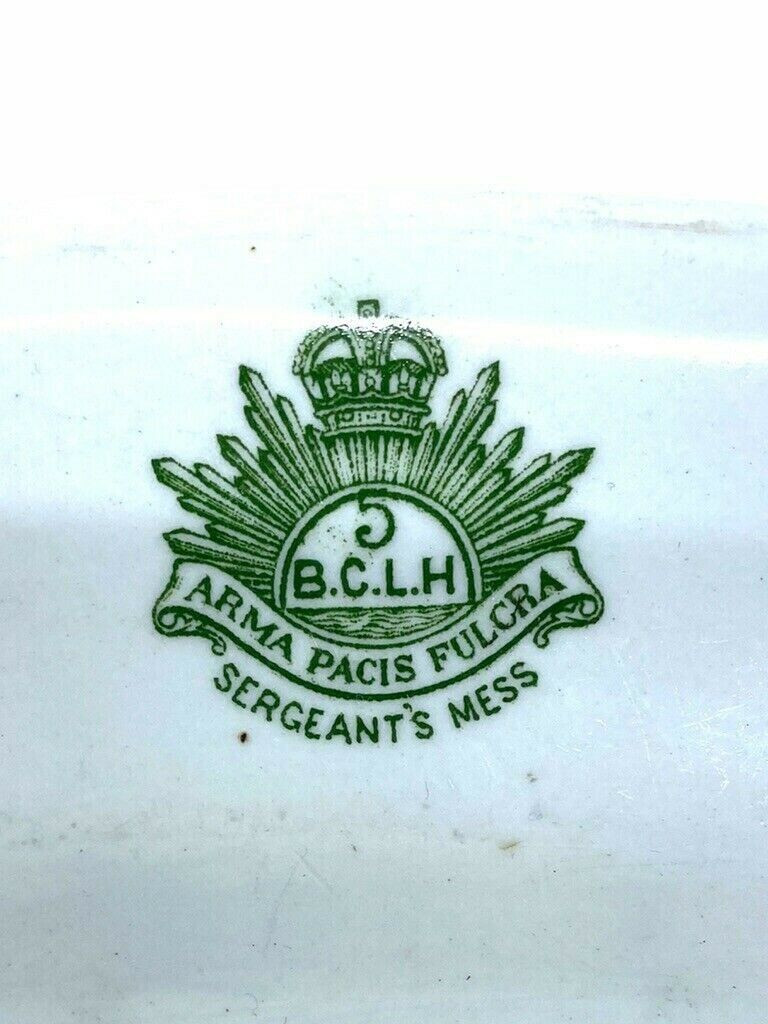 Pre WW2 Canadian 31st 5th British Columbia Light Horse Sergeants Mess Plater Pre WW2 Canadian 31st 5th British Columbia Light Horse Sergeants Mess Plater