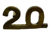 WW1 Canadian CEF 20th Battalion Shoulder Title Insignia Single