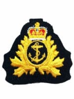 Canadian Forces RCN Royal Canadian Navy Cloth Beret Badge