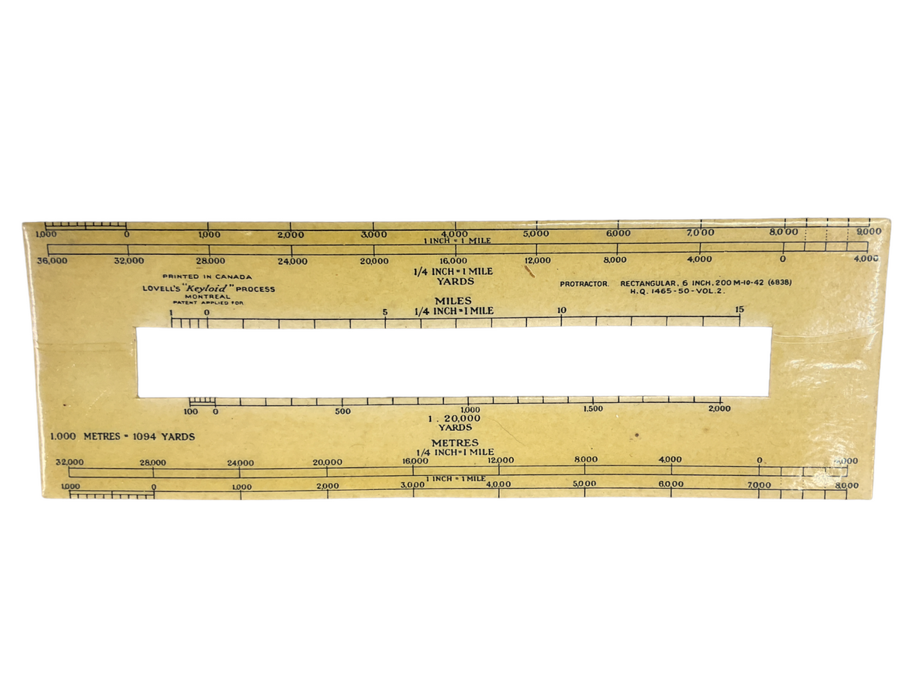 WW2 Canadian Map Reading Quadrant WW2 Canadian Map Reading Quadrant