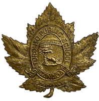 WW2 Canadian Toronto Public School Cadet Corps Cap Badge