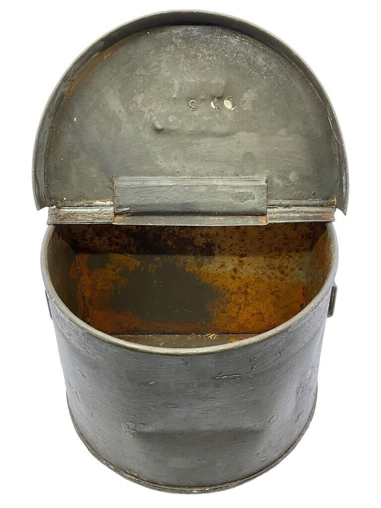 WW1 Canadian 18 Pounder Grease Tin 1918 Dated WW1 Canadian 18 Pounder Grease Tin 1918 Dated