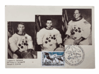 France French Soyuz Commemorative Stamp Cover National De L'Aeronautique