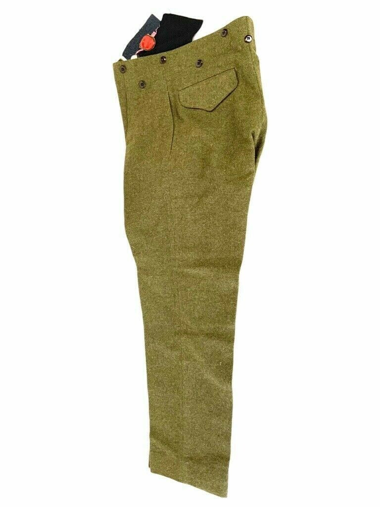 Canadian Khaki Battle Dress Trousers Pants Sealed Pattern Canadian Khaki Battle Dress Trousers Pants Sealed Pattern