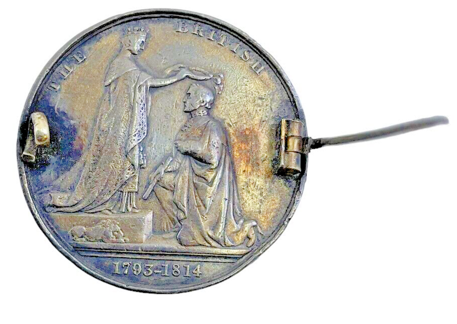 British Napoleonic Military General Service Medal A Curran 52nd Foot Full Size British Napoleonic Military General Service Medal A Curran 52nd Foot Full Size