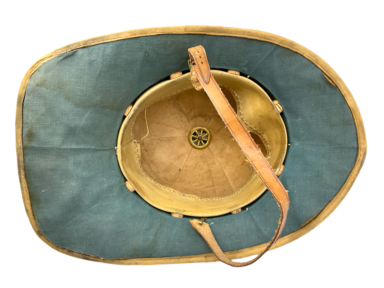 WW1 Canadian CEF 1914 Dated Tropical Wolseley Pith Helmet WW1 Canadian CEF 1914 Dated Tropical Wolseley Pith Helmet