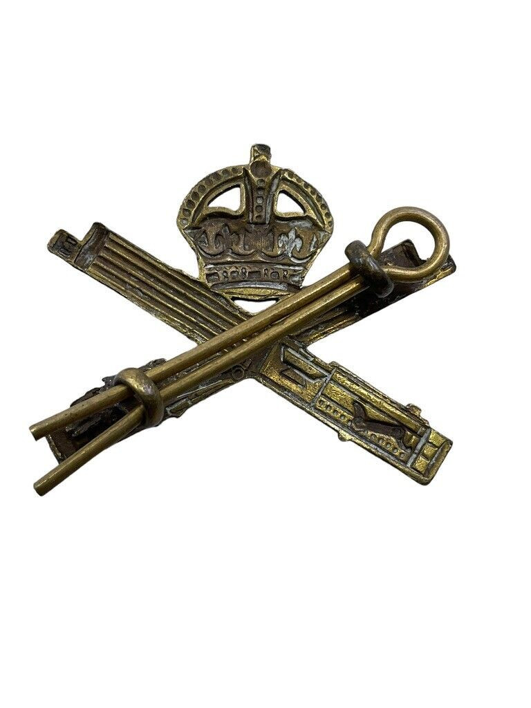 WW1 British MGC Machine Gun Corps Collar Badge Insignia Single WW1 British MGC Machine Gun Corps Collar Badge Insignia Single