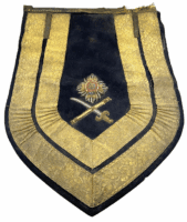 Victorian British Officers Major General Bullion Embroidered Saddle Bag Cover Victorian British Officers Major General Bullion Embroidered Saddle Bag Cover