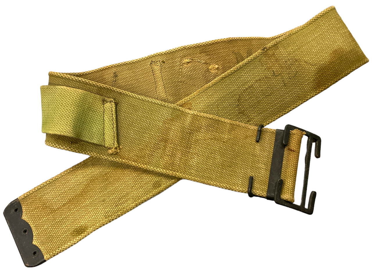 WW1 Canadian CEF COTC U Of T Marked 08 Pattern Web Belt With Modification WW1 Canadian CEF COTC U Of T Marked 08 Pattern Web Belt With Modification