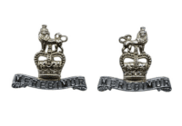 British 15th 19th Kings Royal Hussars Regiment Staybright Collars Insignia Pair