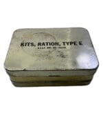 Canadian RCAF Ration Kit Type E Ref 15D/165 Tin Canadian RCAF Ration Kit Type E Ref 15D/165 Tin