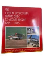 WW2 German Luftwaffe Official Monogram Painting Guide Binder Reference Book