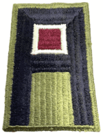 WW2 US 1st Army SSI Sleeve Patch Insignia Green Back