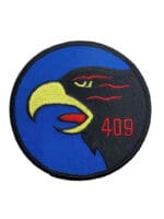 Canadian Forces RCAF 409 Hawk Squadron Colour Crest Patch 3.5 Inches