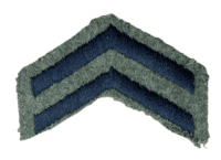 WW2 Canadian Two Year Service Stripe Sleeve Patch Insignia