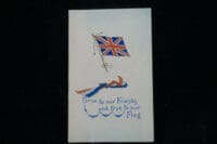 WW1 British True To Our Friends And True To Our Flag New Years Card 1916