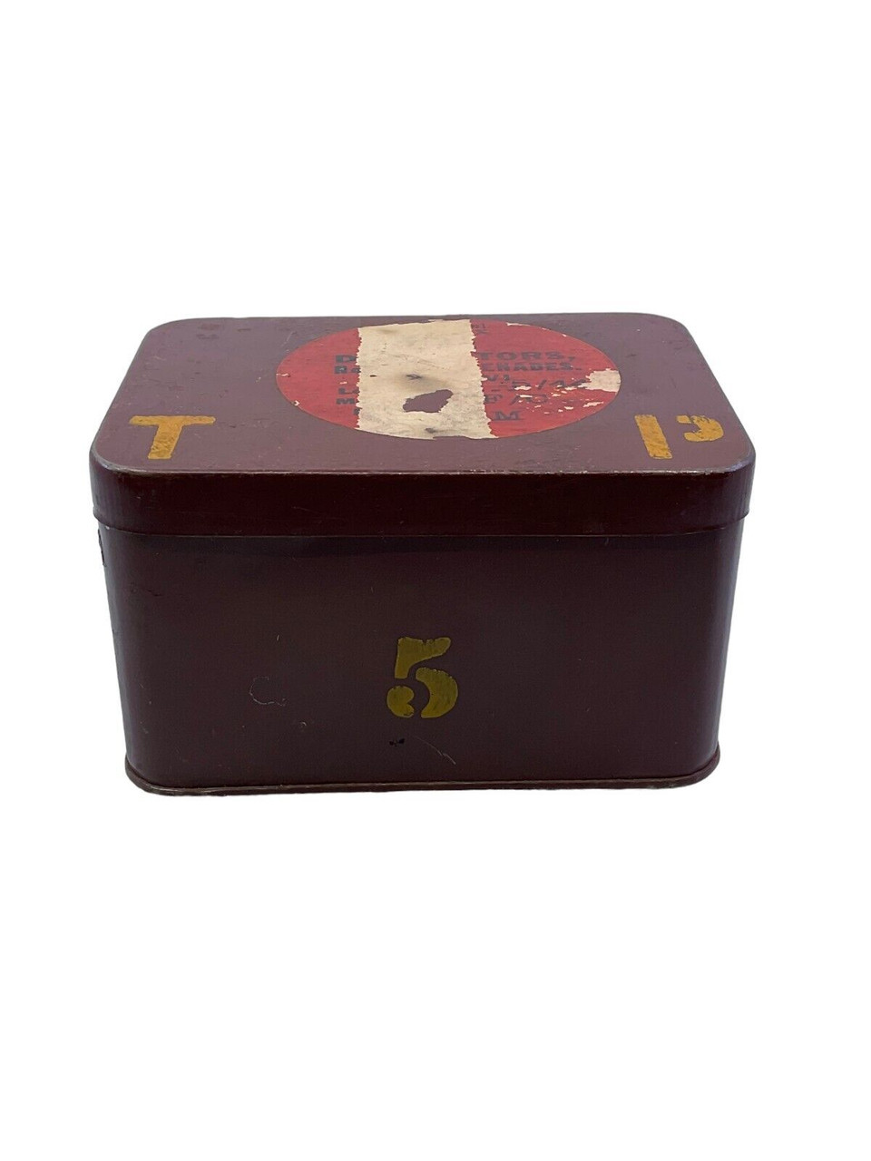 WW2 Canadian Army Special Purpose Tin without Contents WW2 Canadian Army Special Purpose Tin without Contents