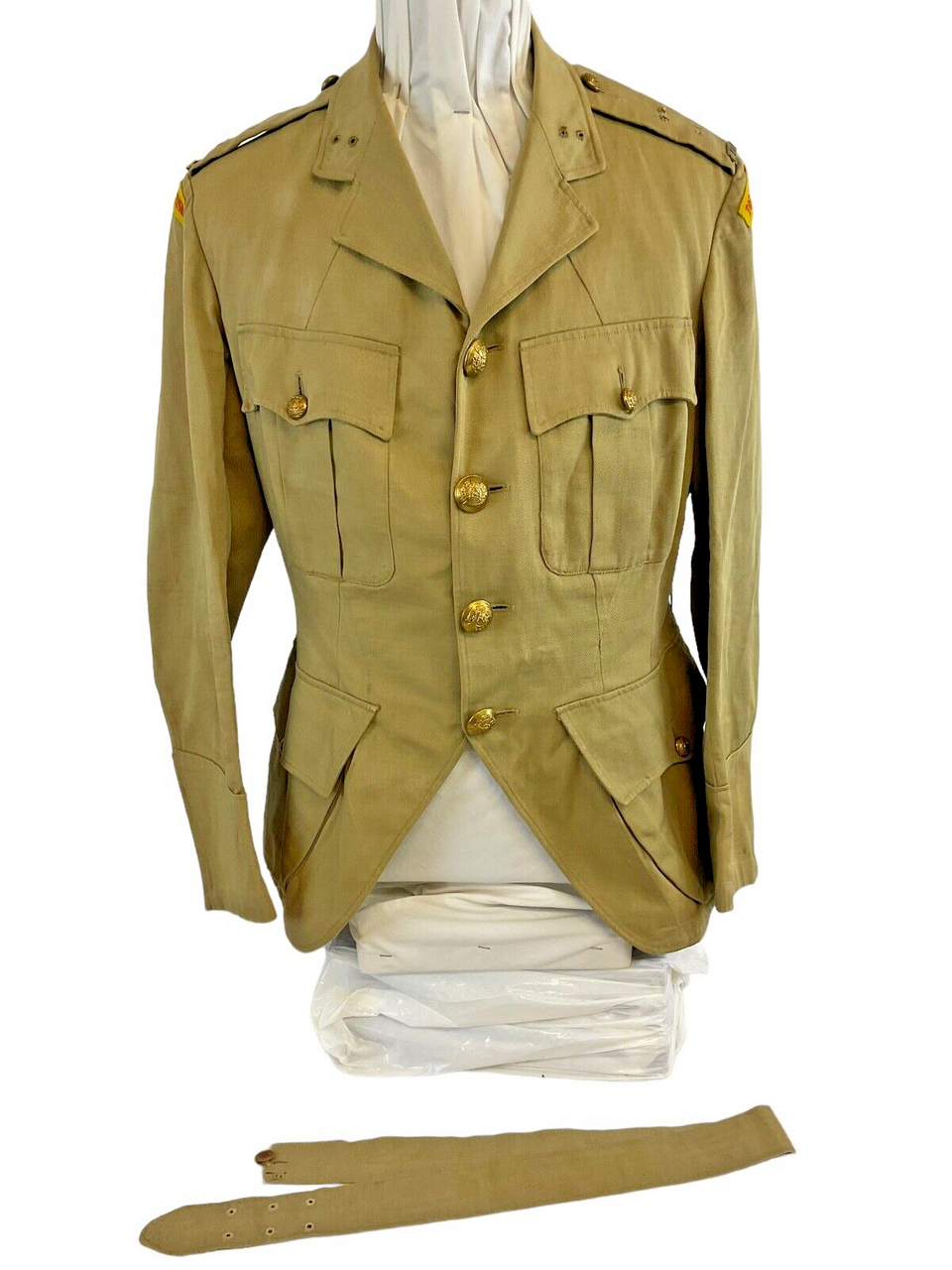 WW2 Canadian Toronto Scottish Officers Tropical 4 Pocket Tunic Jacket Named WW2 Canadian Toronto Scottish Officers Tropical 4 Pocket Tunic Jacket Named