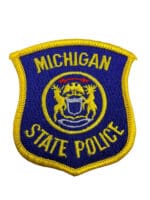 US Michigan State Police Shirt Patch 2 US Michigan State Police Shirt Patch 2