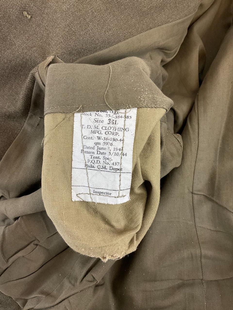 WW2 US Ike Jacket Size 36 L SHAEF Bullion Sleeve Insignia & Trousers 32 WW2 US Ike Jacket Size 36 L SHAEF Bullion Sleeve Insignia & Trousers 32