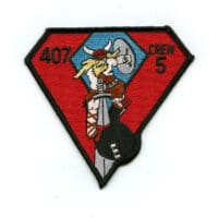 RCAF CAF Canadian 407 Crew 5 Squadron Colour Crest Patch