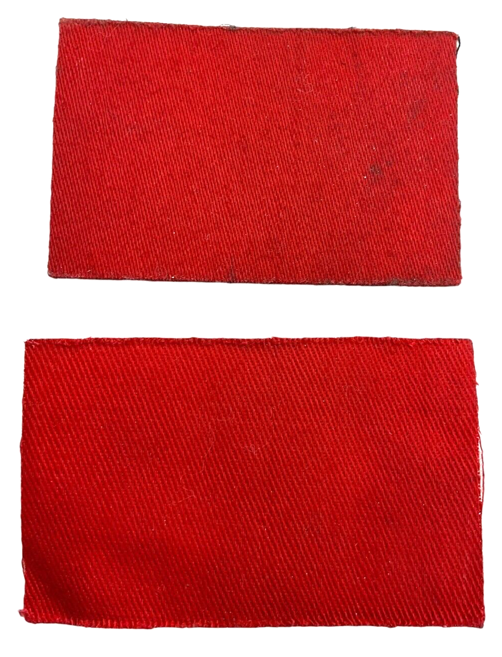 WW2 Canadian 1st Division Canvas Sleeve Patch Insignia Pair WW2 Canadian 1st Division Canvas Sleeve Patch Insignia Pair