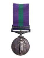 British General Service Medal Malaya 22527209 Pte WT Desmond West Yorks British General Service Medal Malaya 22527209 Pte WT Desmond West Yorks