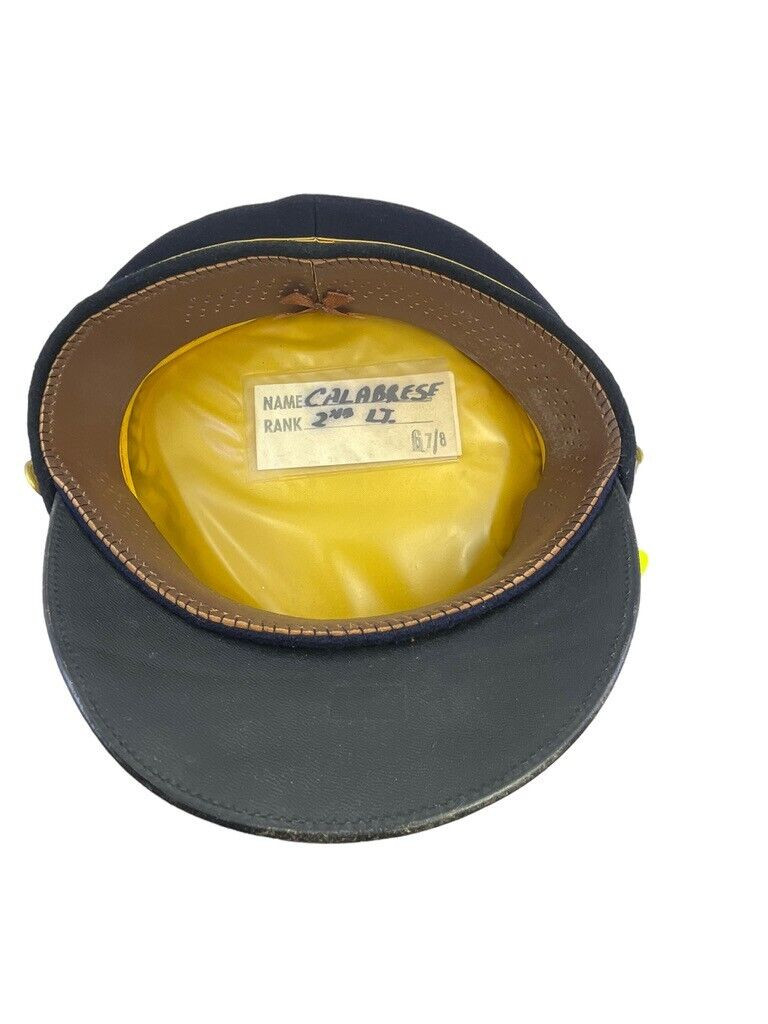 US Army Medical Officers Named Peak Cap Hat Size 6 7/8 US Army Medical Officers Named Peak Cap Hat Size 6 7/8