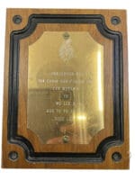 Canadian Forces 764 Comms Squadron CFB Ottawa Plaque 9 X 7 Inches