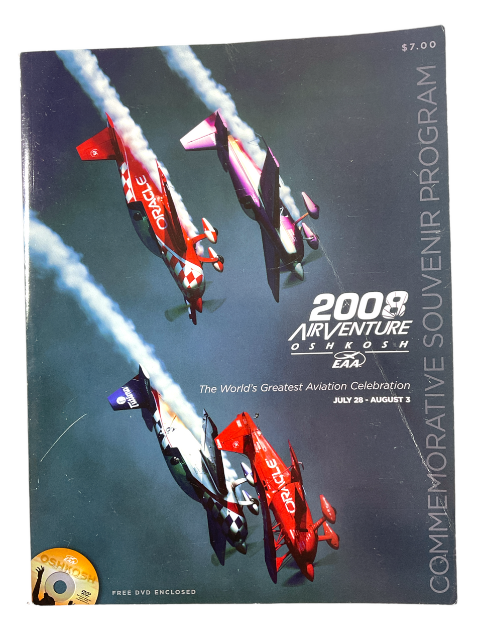 US 2008 Air Venture Oshkosh Souvenir Program Soft Cover Reference Book US 2008 Air Venture Oshkosh Souvenir Program Soft Cover Reference Book