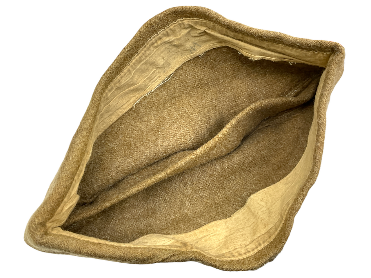 WW1 US AEF British Made Wool Wedge Side Cap WW1 US AEF British Made Wool Wedge Side Cap