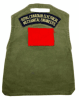 Royal Canadian Electrical Mechanical Engineers 1st Division Arm Brassard 1953 Royal Canadian Electrical Mechanical Engineers 1st Division Arm Brassard 1953
