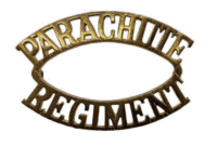 British Parachute Regiment Shoulder Title Insignia Single British Parachute Regiment Shoulder Title Insignia Single