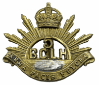 Canadian Militia Officers 5th British Columbia Light Horse BCLH Cap Badge Canadian Militia Officers 5th British Columbia Light Horse BCLH Cap Badge