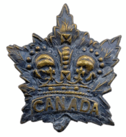Canadian Boer War General List Collar Insignia Single Canadian Boer War General List Collar Insignia Single