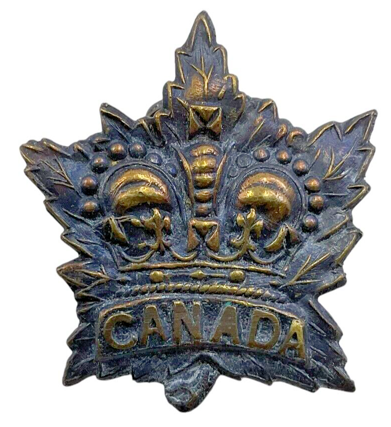 Canadian Boer War General List Collar Insignia Single Canadian Boer War General List Collar Insignia Single