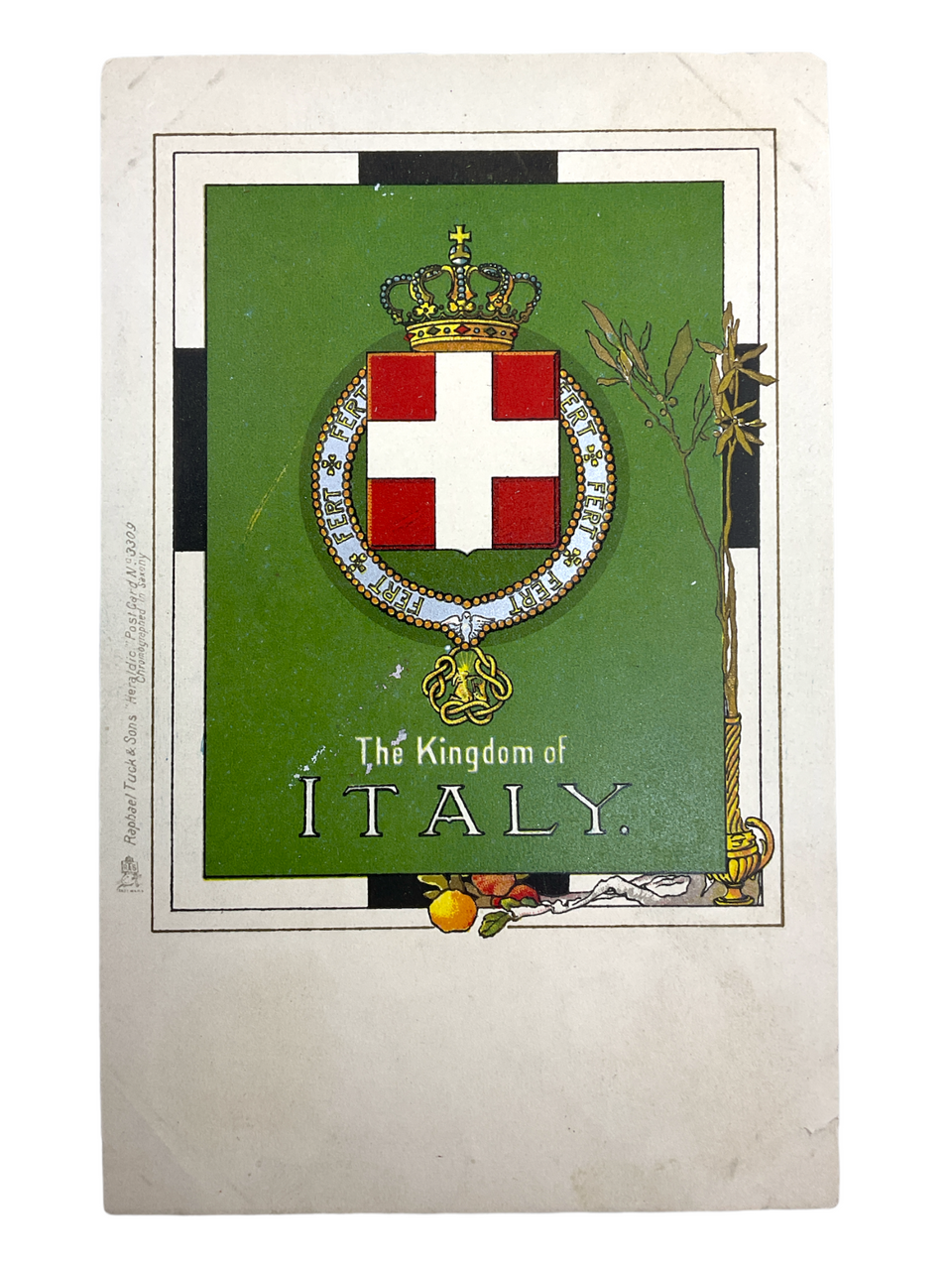 WW1 Italian Kingdom Of Italy Patriotic Postcard WW1 Italian Kingdom Of Italy Patriotic Postcard