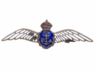 WW2 Canadian British RN RCN Fleet Air Arm Sweetheart Badge Pin Enamel