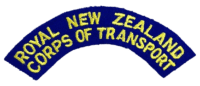 New Zealand Army Royal Corps Of Transport Shoulder Title Insignia New Zealand Army Royal Corps Of Transport Shoulder Title Insignia