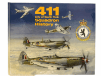 WW2 Canadian RCAF 411 Squadron City of North York HC Reference Book