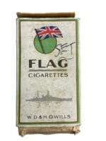 WW2 British Flag Cigarettes Box EMPTY WW2 British Flag Cigarettes Box EMPTY