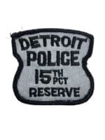 US Detroit Michigan 15th Precinct Reserve Police Patch